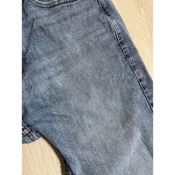 Levis 505 Jeans Mens 34x30 Blue Regular Straight Y2K Mid Rise Medium Wash Denim - Picture 12 of 16